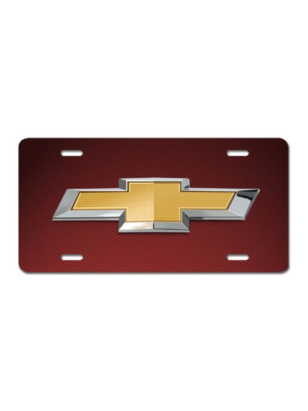 Chevrolet Inspired Novelty Art LICENSE PLATE Red Truck Auto Car Tag